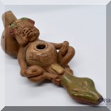 P08. Clay snake pipe. - $24 